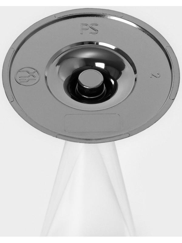 Бокал для шампанского «Флютэ», 150 мл, с металлизированными каемками, цвет прозрачный, 6 шт/уп