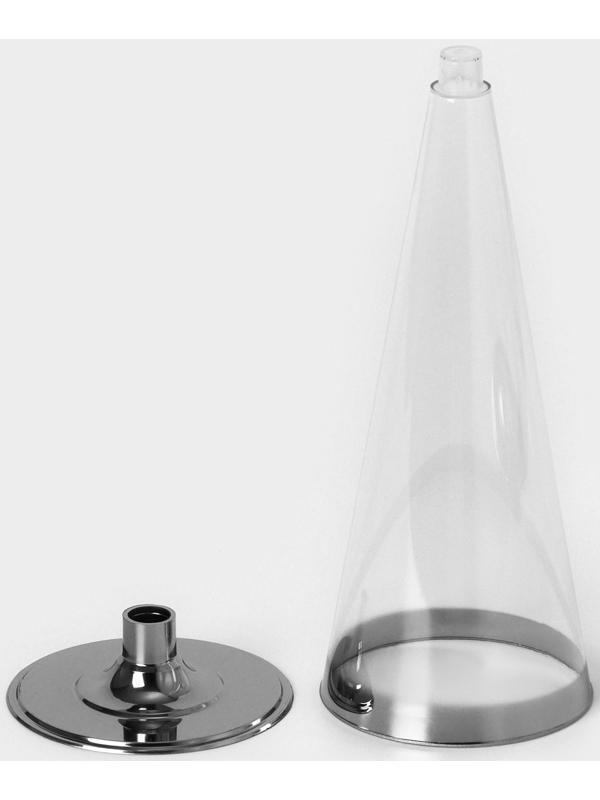 Бокал для шампанского «Флютэ», 150 мл, с металлизированными каемками, цвет прозрачный, 6 шт/уп