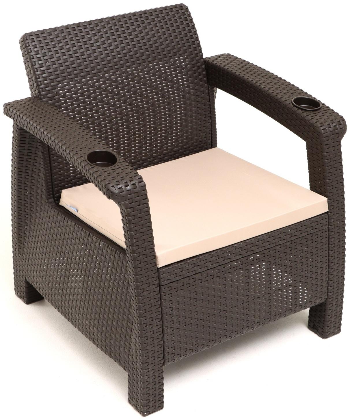 Подушка для дивана Альтернатива 53,5 х 49 х 5, бежевая