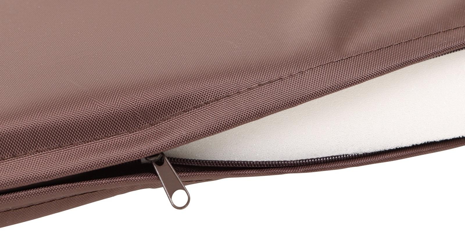 Подушка для дивана Альтернатива 53,5 х 49 х 5, коричневая