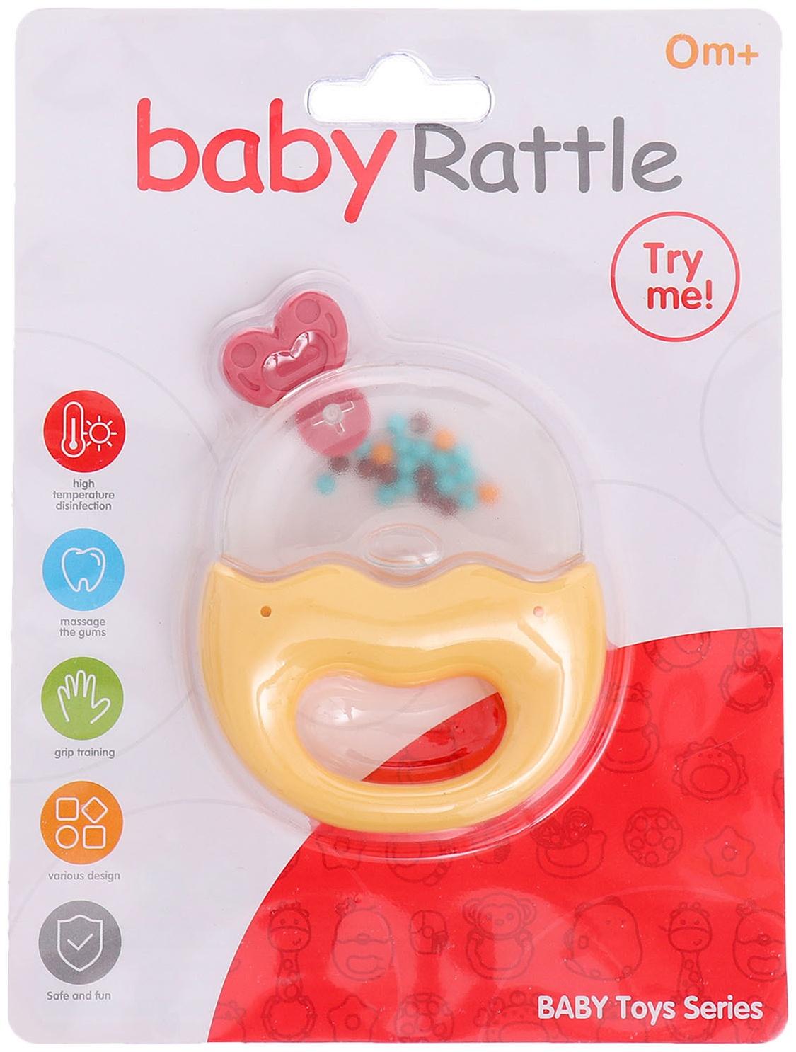 Погремушка детская «Леденец», с прорезывателем для зубов