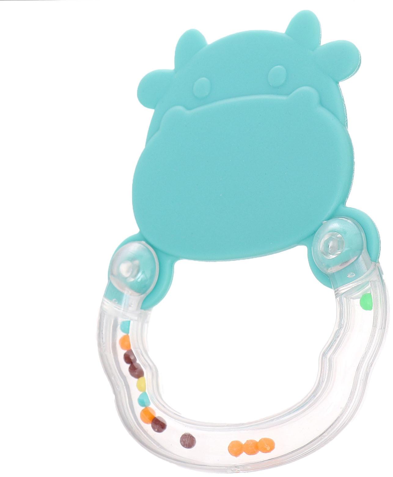 Погремушка детская «Бычок», с прорезывателем для зубов