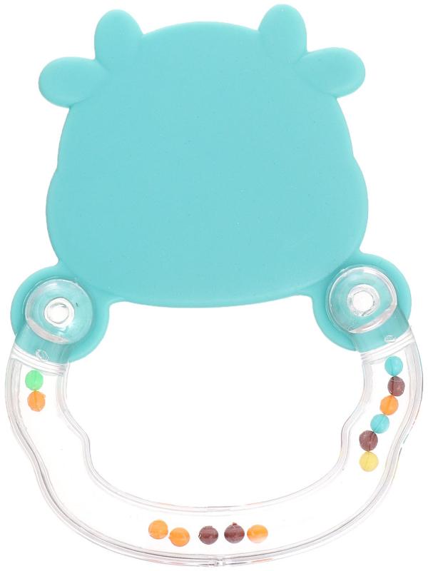 Погремушка детская «Бычок», с прорезывателем для зубов