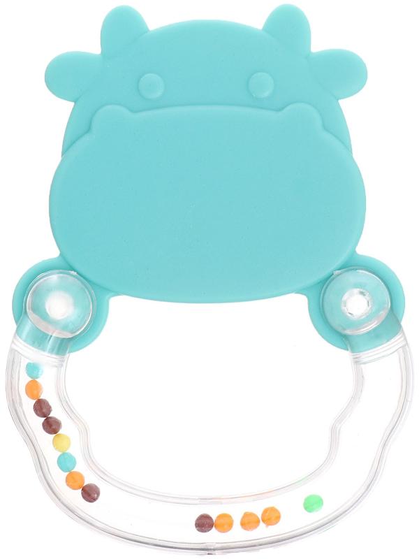 Погремушка детская «Бычок», с прорезывателем для зубов