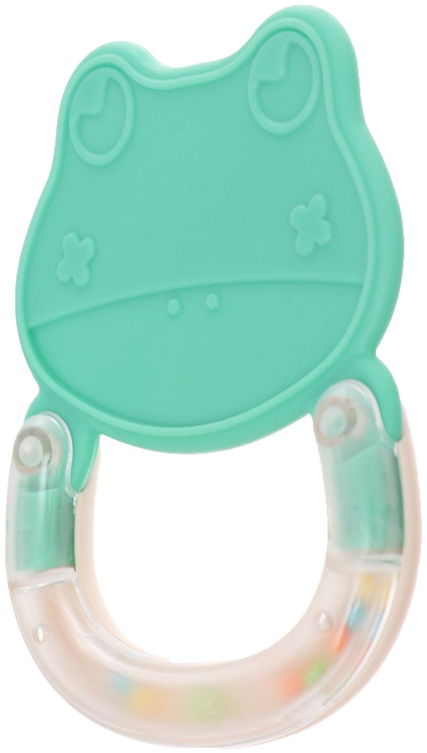 Погремушка «Лягушка», с прорезывателем