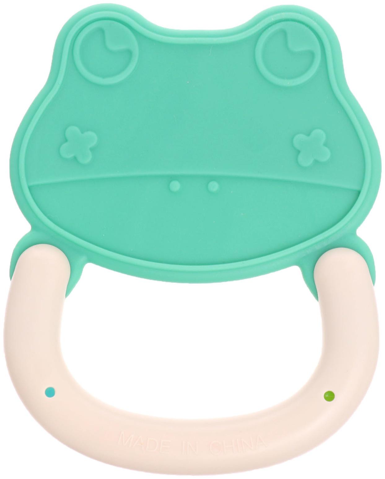 Погремушка «Лягушка», с прорезывателем