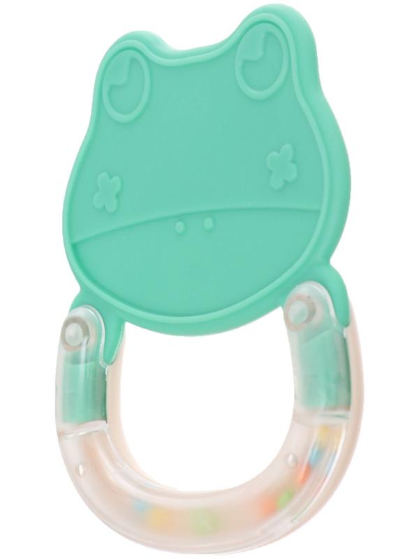 Погремушка «Лягушка», с прорезывателем