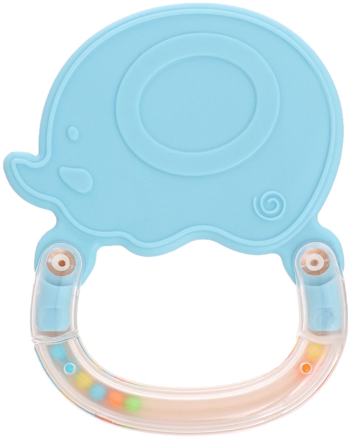 Погремушка «Слоник», с прорезывателем