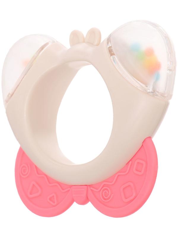 Погремушка «Бабочка», с прорезывателем