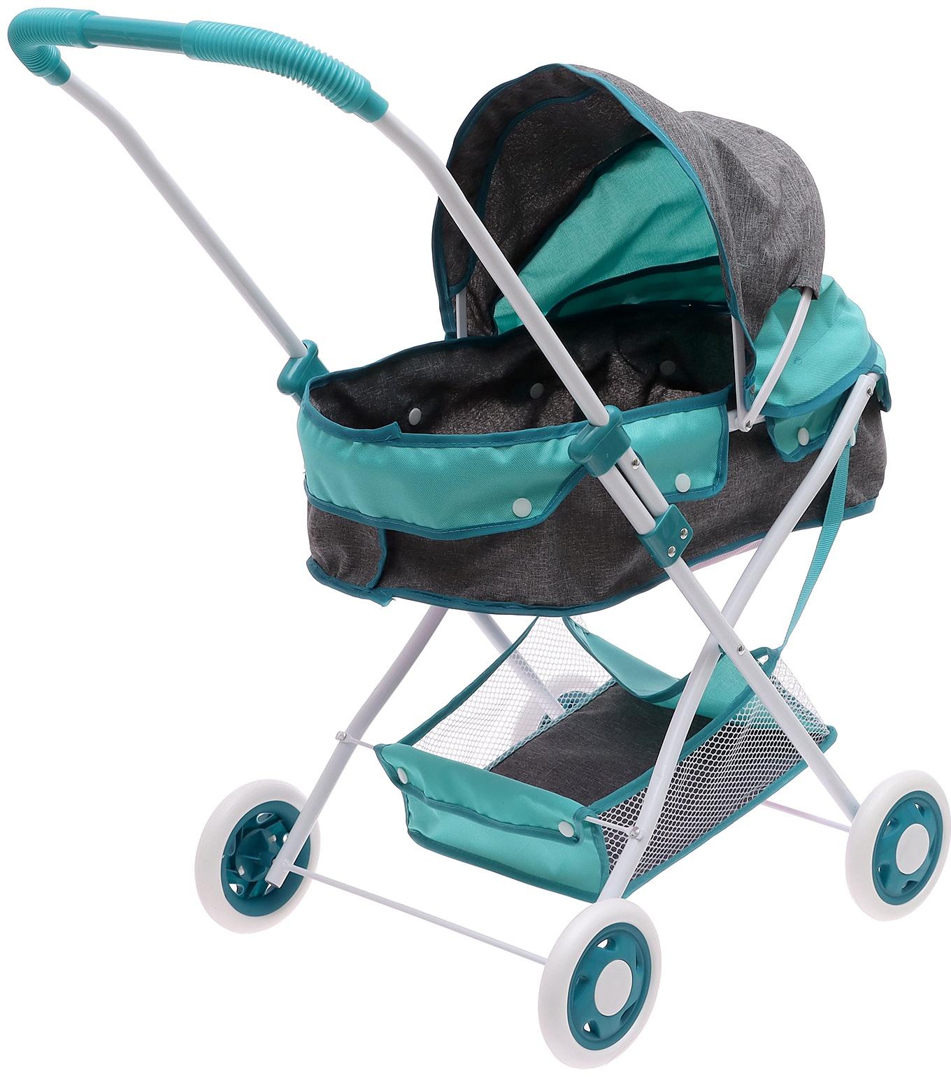 Коляска для кукол «Прогулка», универсальная, с корзиной