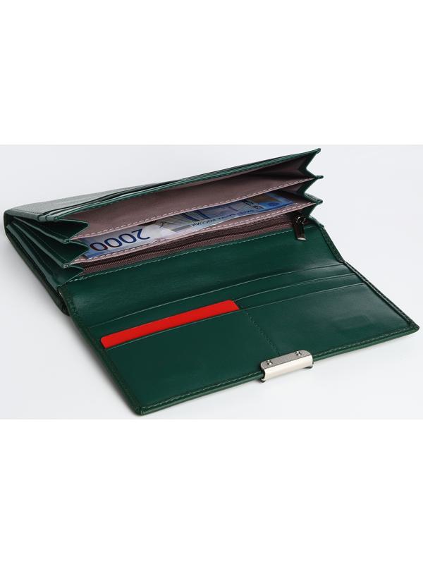 Кошелек жен 03-01-01, 18,5*4*9 см, 4 отд, 2отд/рамка, д/карт, д/монет, на магнитах,