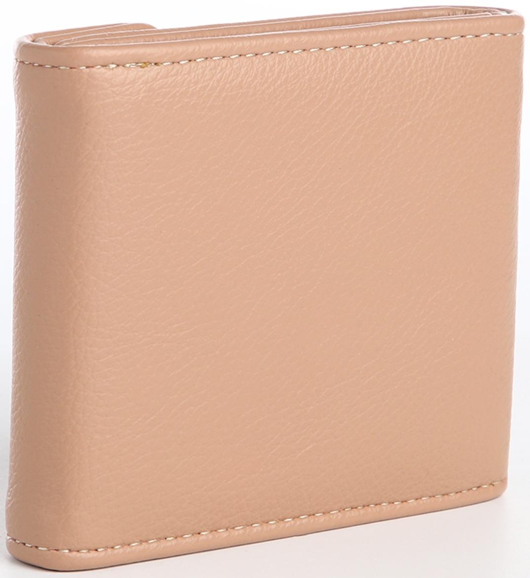 Кошелек жен 10-01-01,  11*2,5*9,5 см, 2 отд, д/карт, д/монет, на магните, бежевый