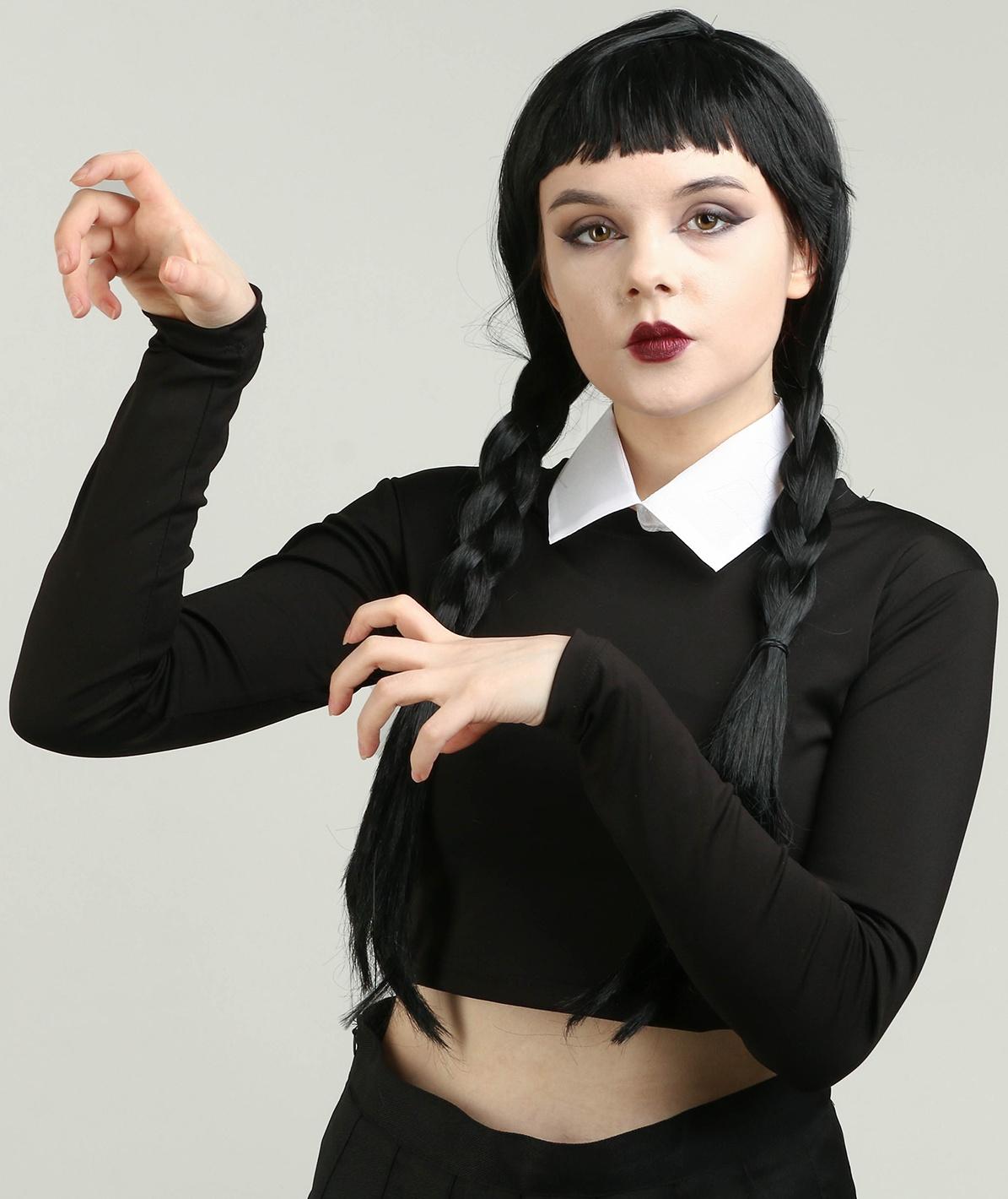 Карнавальный набор «Готическая девчонка», р. XXS, парик, юбка, галстук