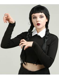 Карнавальный набор «Готическая девчонка», р. XS, парик, юбка, галстук