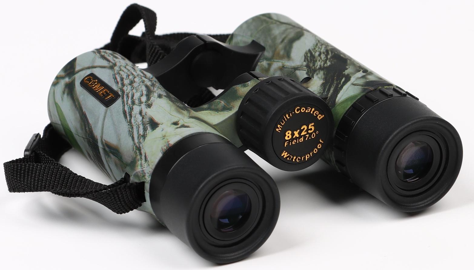 Бинокль Эксперт, зум 8, объектив 25мм, водонепроницаемый