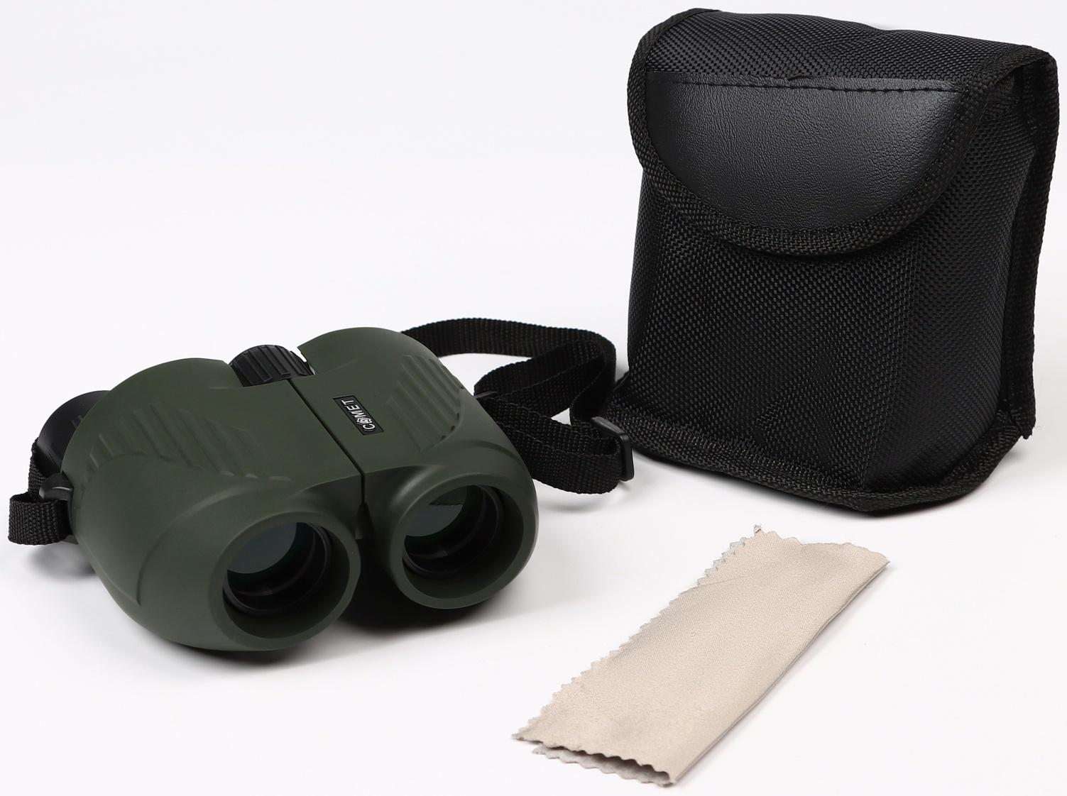 Бинокль Охотник, зум 10, объектив 25мм