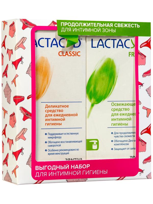 Набор Свежесть  Лактацид Lactacyd set Classic + Fresh