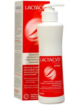 Средство для интимной гигиены Лактацид Фарма Экстра при лечении кандидоза 250 мл