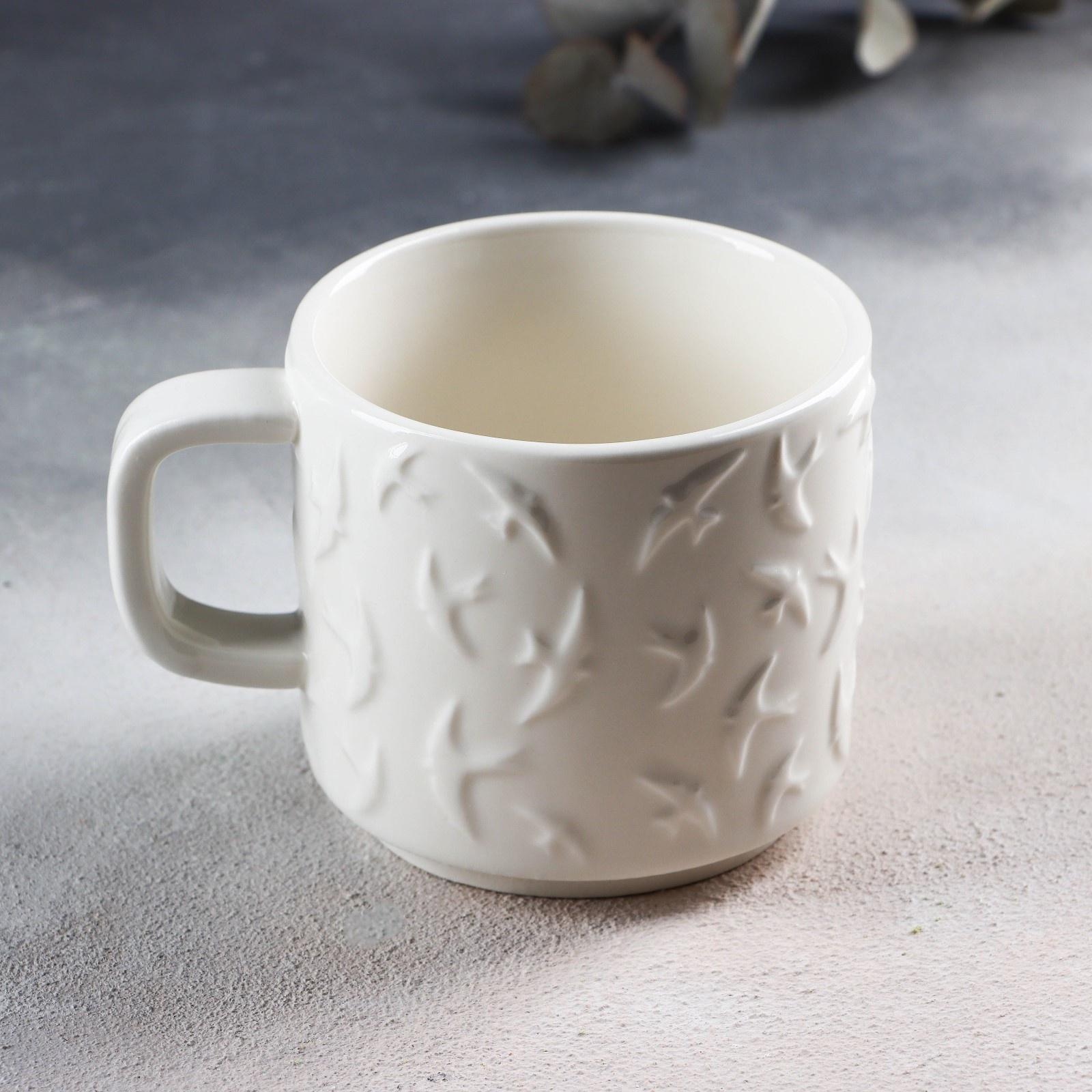 Кружка «Ласточки» белая, 260 мл