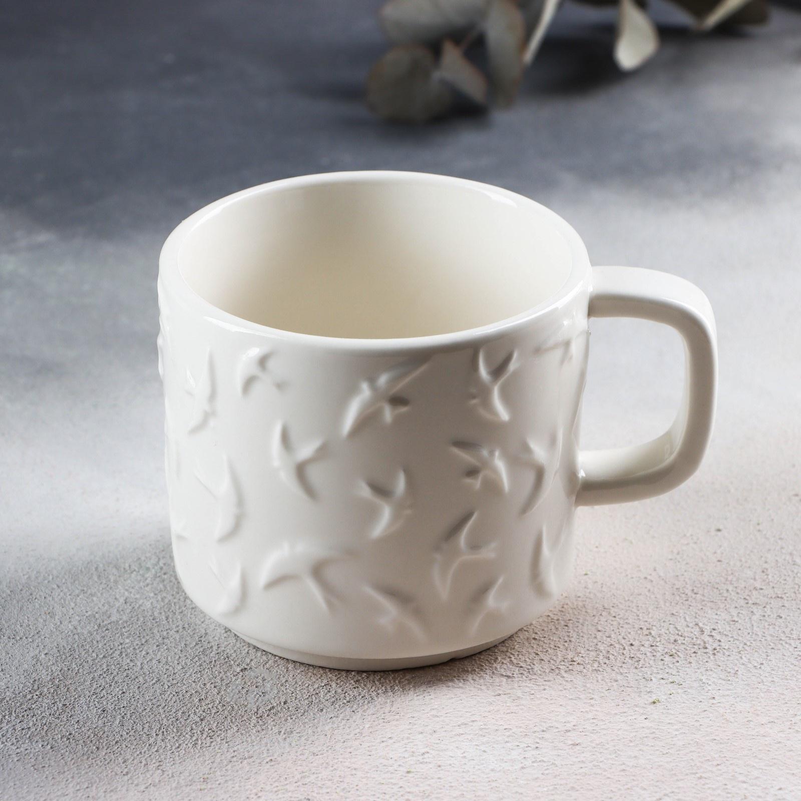 Кружка «Ласточки» белая, 260 мл