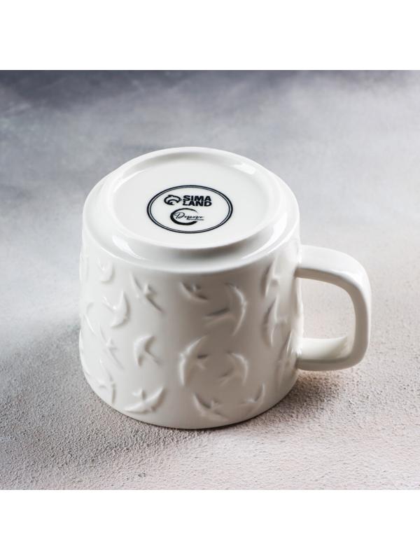 Кружка «Ласточки» белая, 260 мл