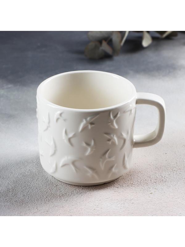 Кружка «Ласточки» белая, 260 мл