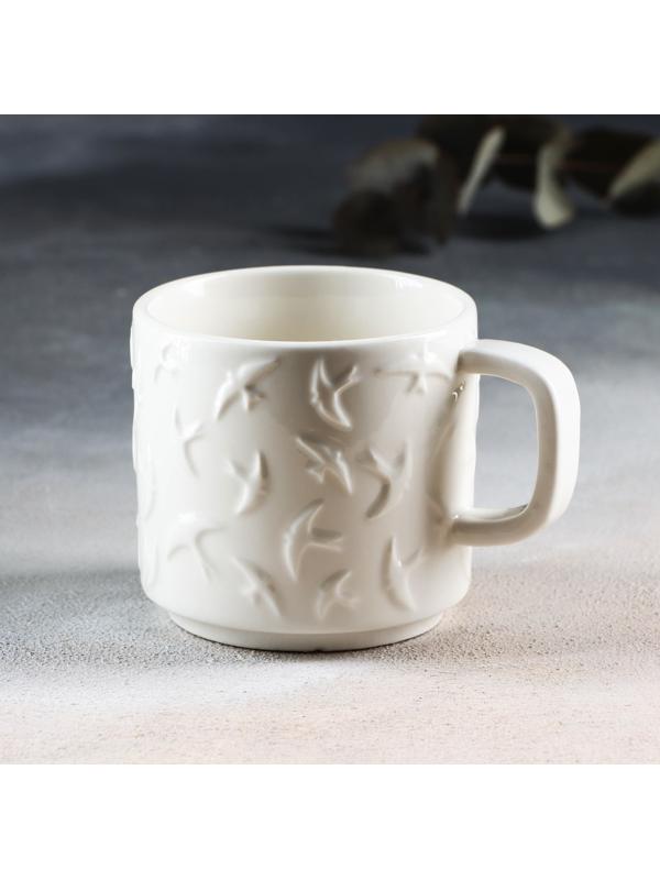 Кружка «Ласточки» белая, 260 мл