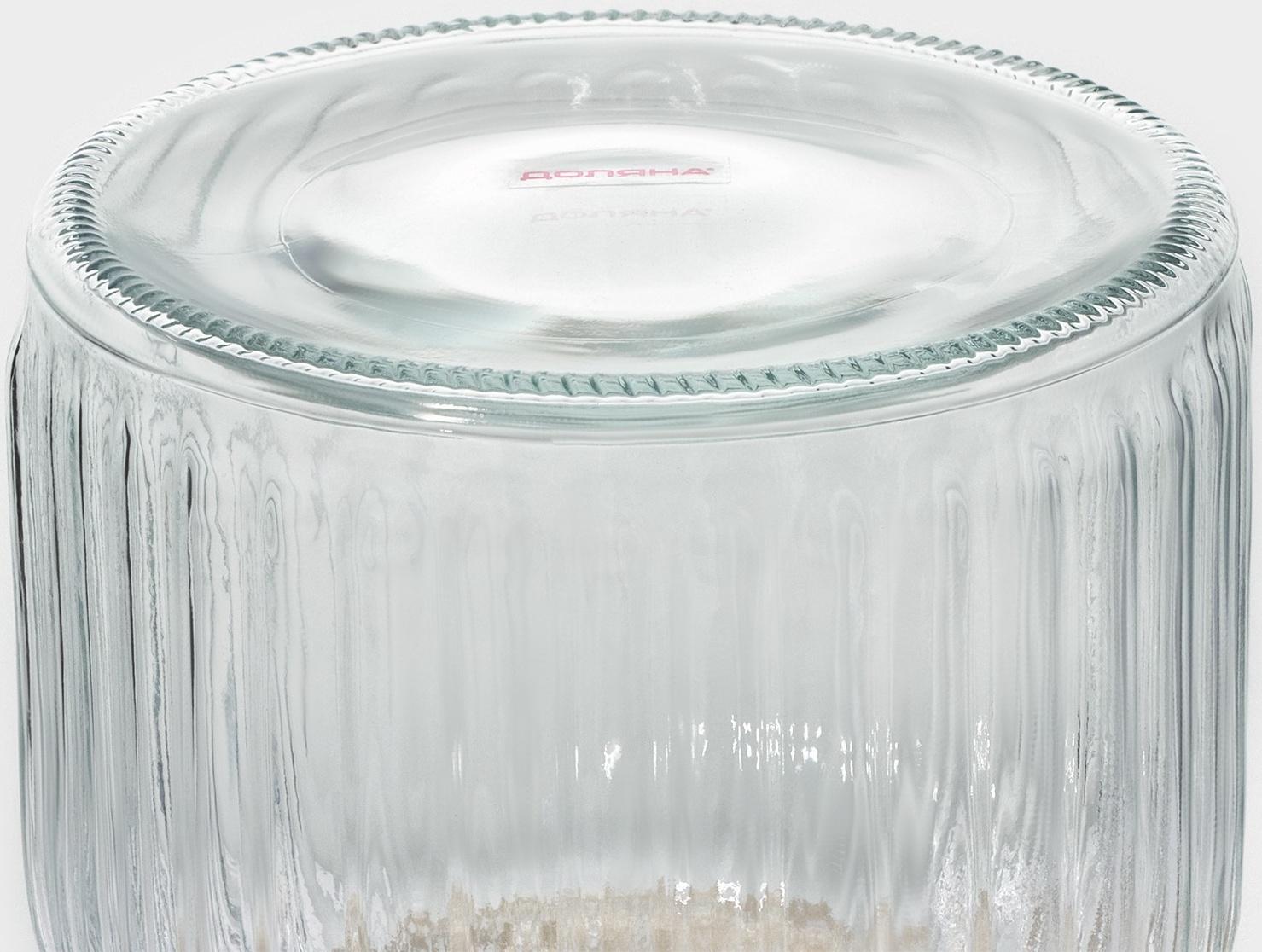 Банка стеклянная для сыпучих продуктов с керамической крышкой Доляна «Морская звезда», 600 мл, 11×19 см