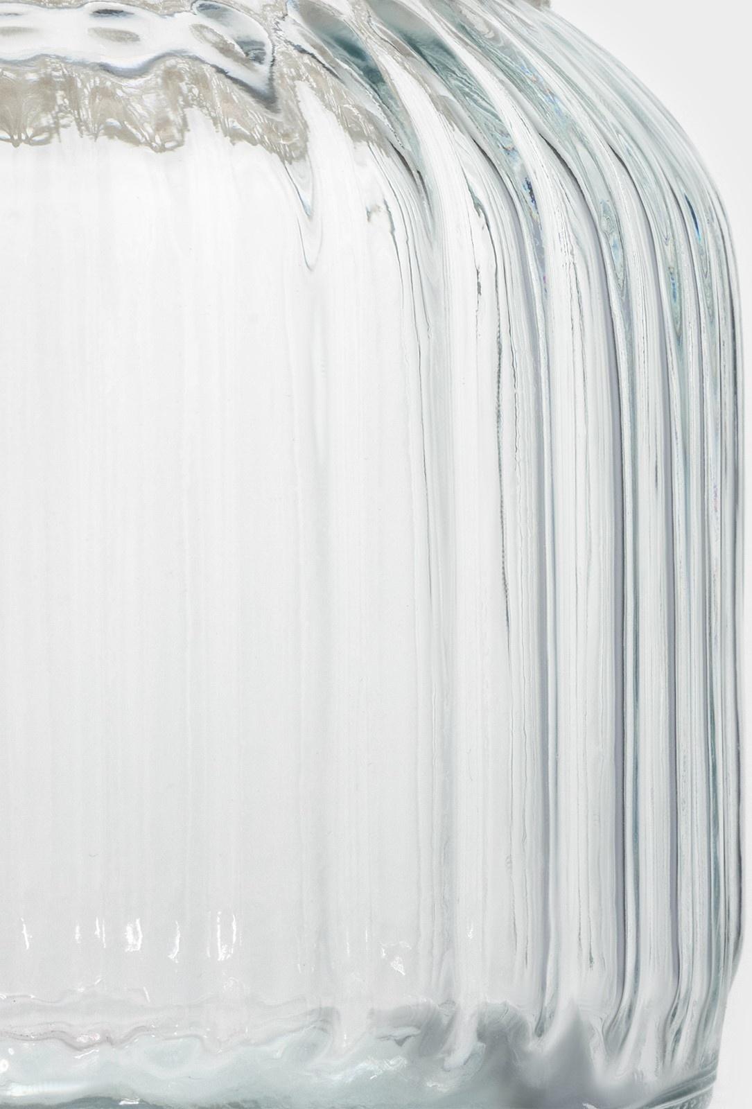 Банка стеклянная для сыпучих продуктов с керамической крышкой Доляна «Морская звезда», 600 мл, 11×19 см