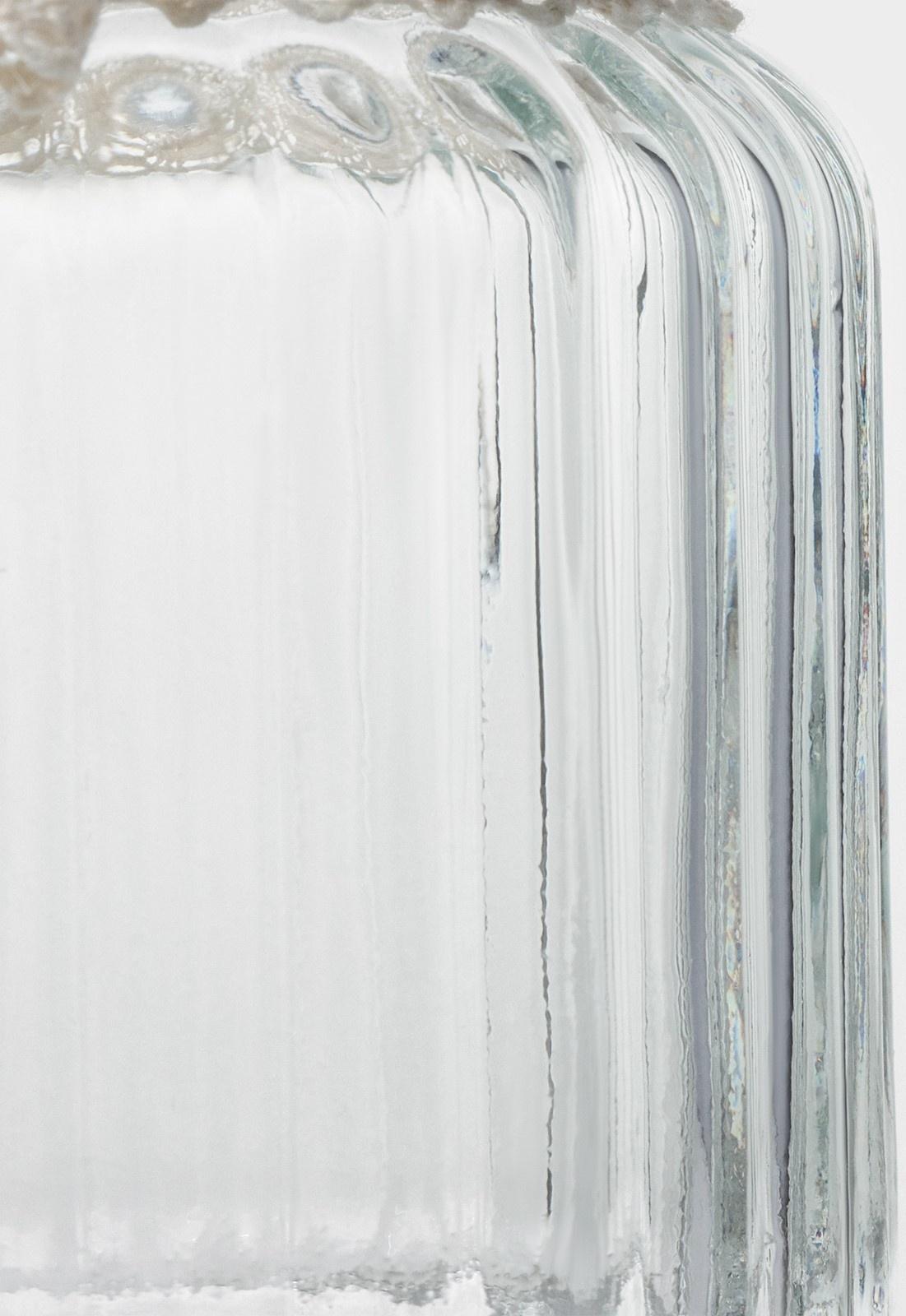 Банка стеклянная для сыпучих продуктов с керамической крышкой Доляна «Варенье», 250 мл, 8×13 см