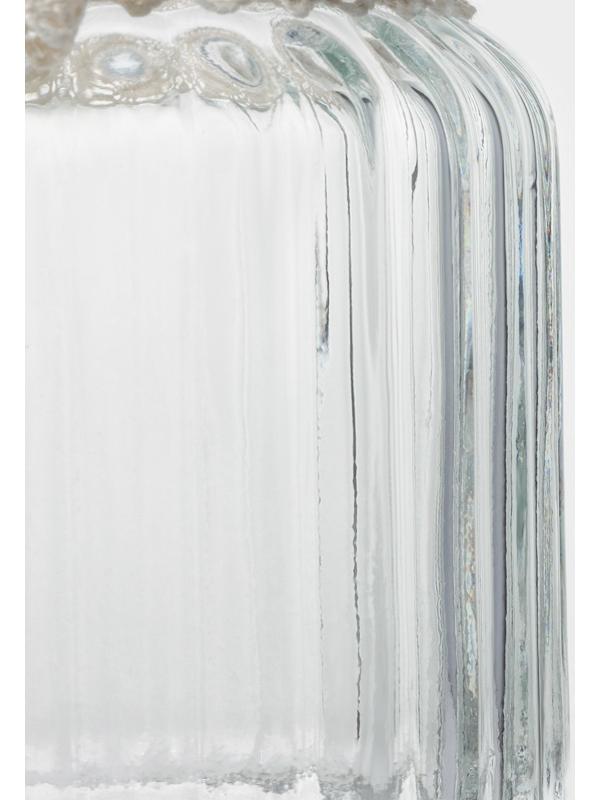 Банка стеклянная для сыпучих продуктов с керамической крышкой Доляна «Варенье», 250 мл, 8×13 см