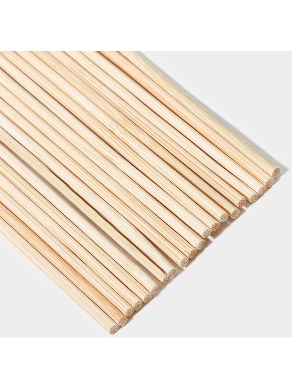 Набор деревянных палочек-дюбелей для кондитерских изделий Доляна, 20 шт, 15 см, d=2 мм