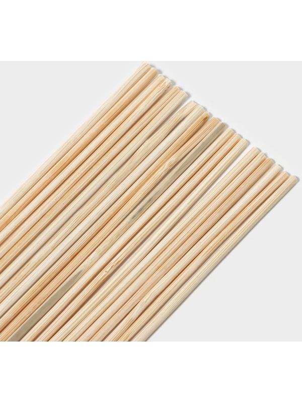 Набор деревянных палочек-дюбелей для кондитерских изделий Доляна, 20 шт, 15 см, d=2 мм