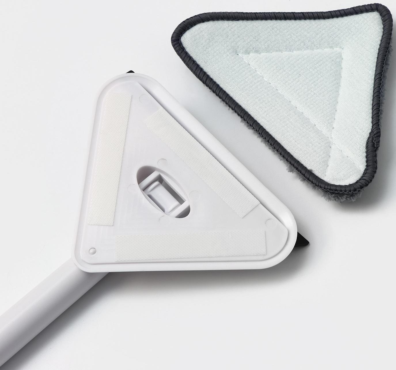 Набор для мытья окон Raccoon: поролоновая насадка, две насадки из микрофибры с держателем