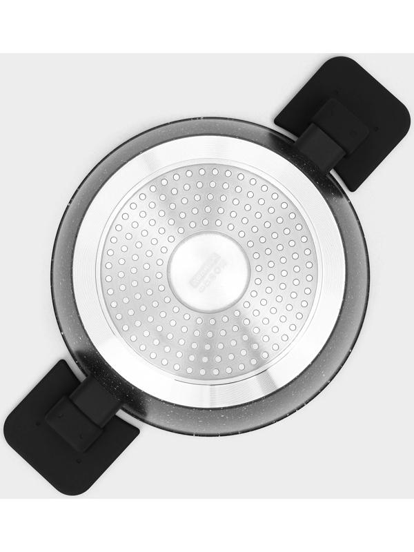 Кастрюля с крышкой Доляна «Первый дом», 2,5 л, d=20 см, антипригарное покрытие, индукция