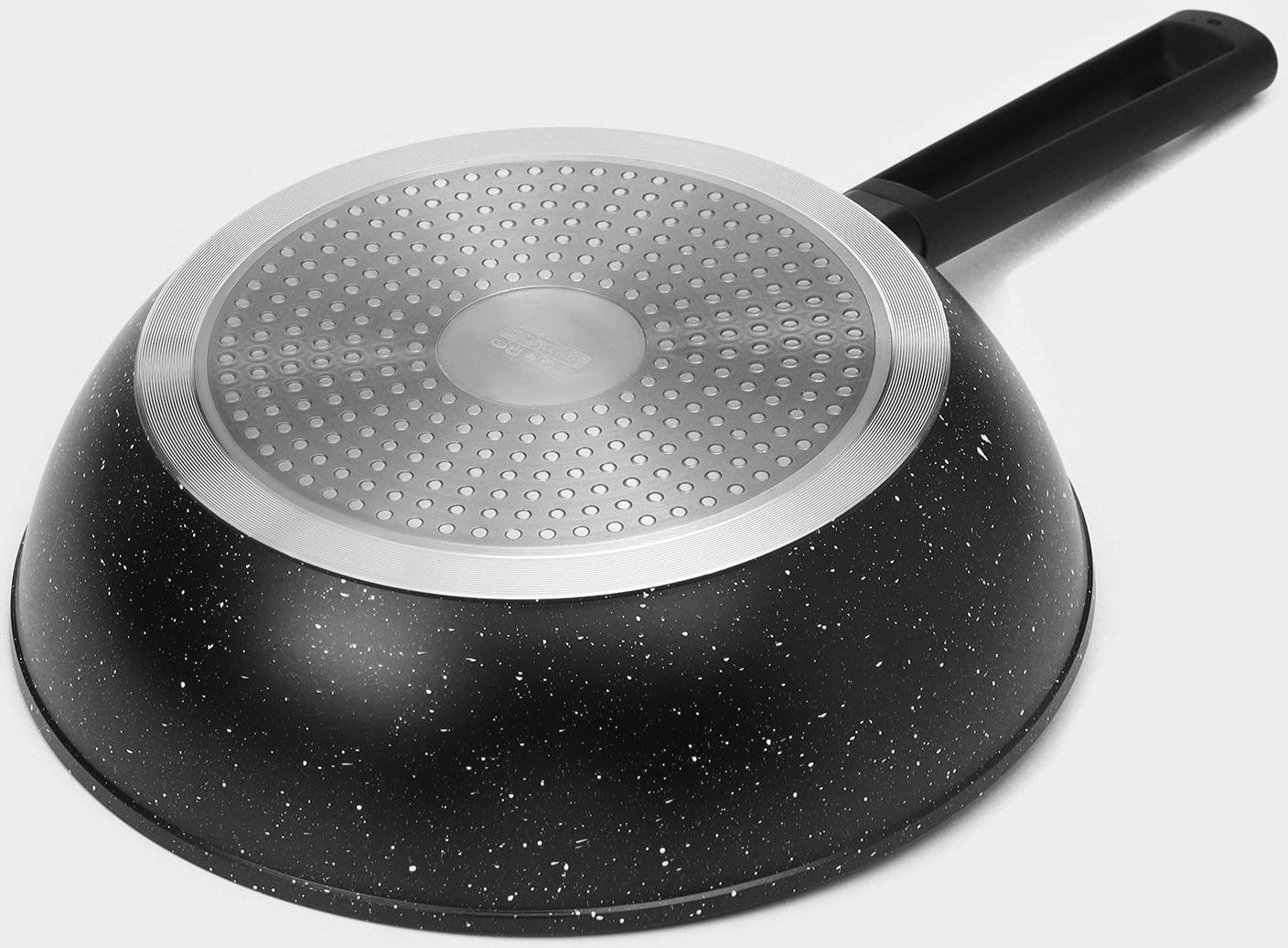 Сковорода Доляна «Первый дом», d=28 см, h=7,5 см, антипригарное покрытие, индукция