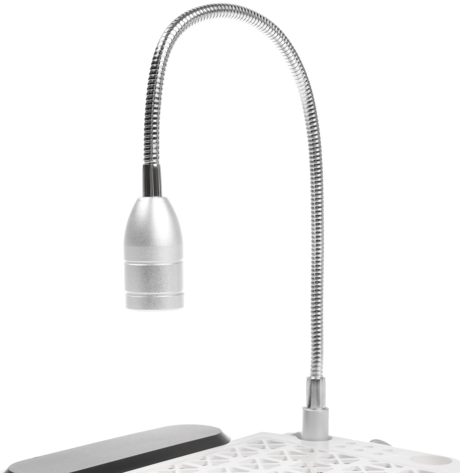 Аппарат для маникюра и педикюра Windigo LMH-04, 80 Вт, 35000 об/мин, лампа, ручка, белый