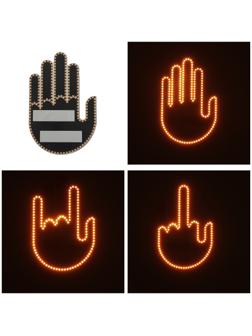 Светодиодная табличка на стекло, 12В, 3 изображения, цвет красный, пульт, провод 15 см