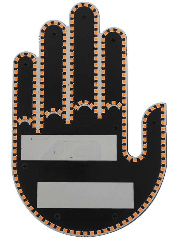 Светодиодная табличка на стекло, 12В, 3 изображения, цвет красный, пульт, провод 15 см