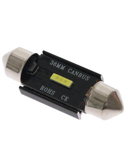Автолампа светодиодная C5W, 12 В, 3 SMD, 36 мм, свет белый