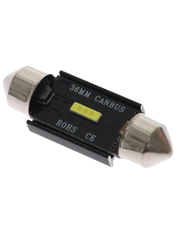 Автолампа светодиодная C5W, 12 В, 3 SMD, 36 мм, свет белый