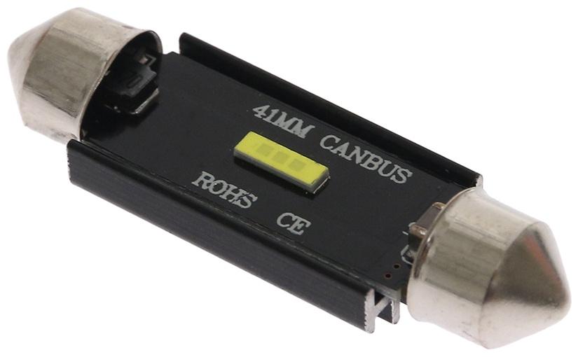 Автолампа светодиодная C5W, 12 В, 3 SMD, 41 мм, свет белый