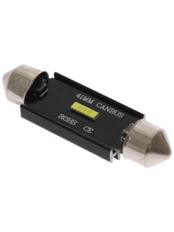 Автолампа светодиодная C5W, 12 В, 3 SMD, 41 мм, свет белый