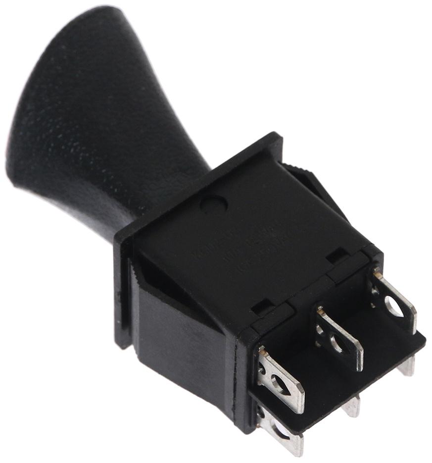 Выключатель, 6-контактный с фиксацией, 220 В, 16 А