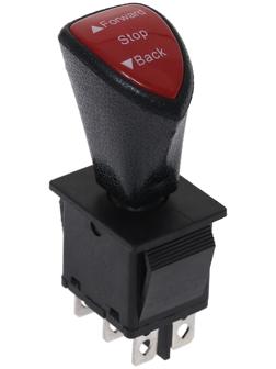 Выключатель, 6-контактный с фиксацией, 220 В, 16 А