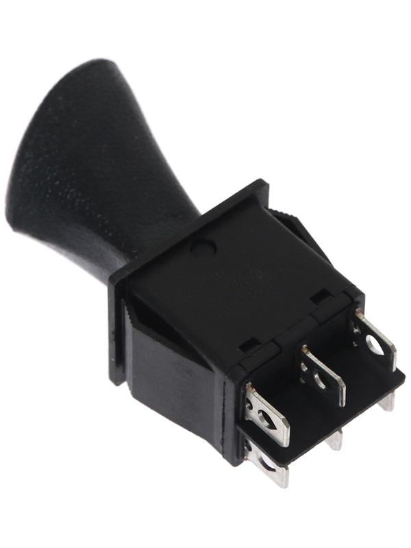 Выключатель, 6-контактный с фиксацией, 220 В, 16 А