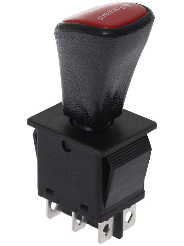 Выключатель, 6-контактный с фиксацией, 220 В, 16 А