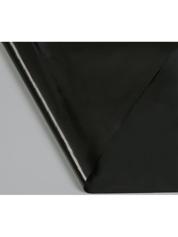 Плёнка полиэтиленовая для пруда, толщина 350 мкм, 3 × 5 м, рукав (1,5 м × 2), чёрная