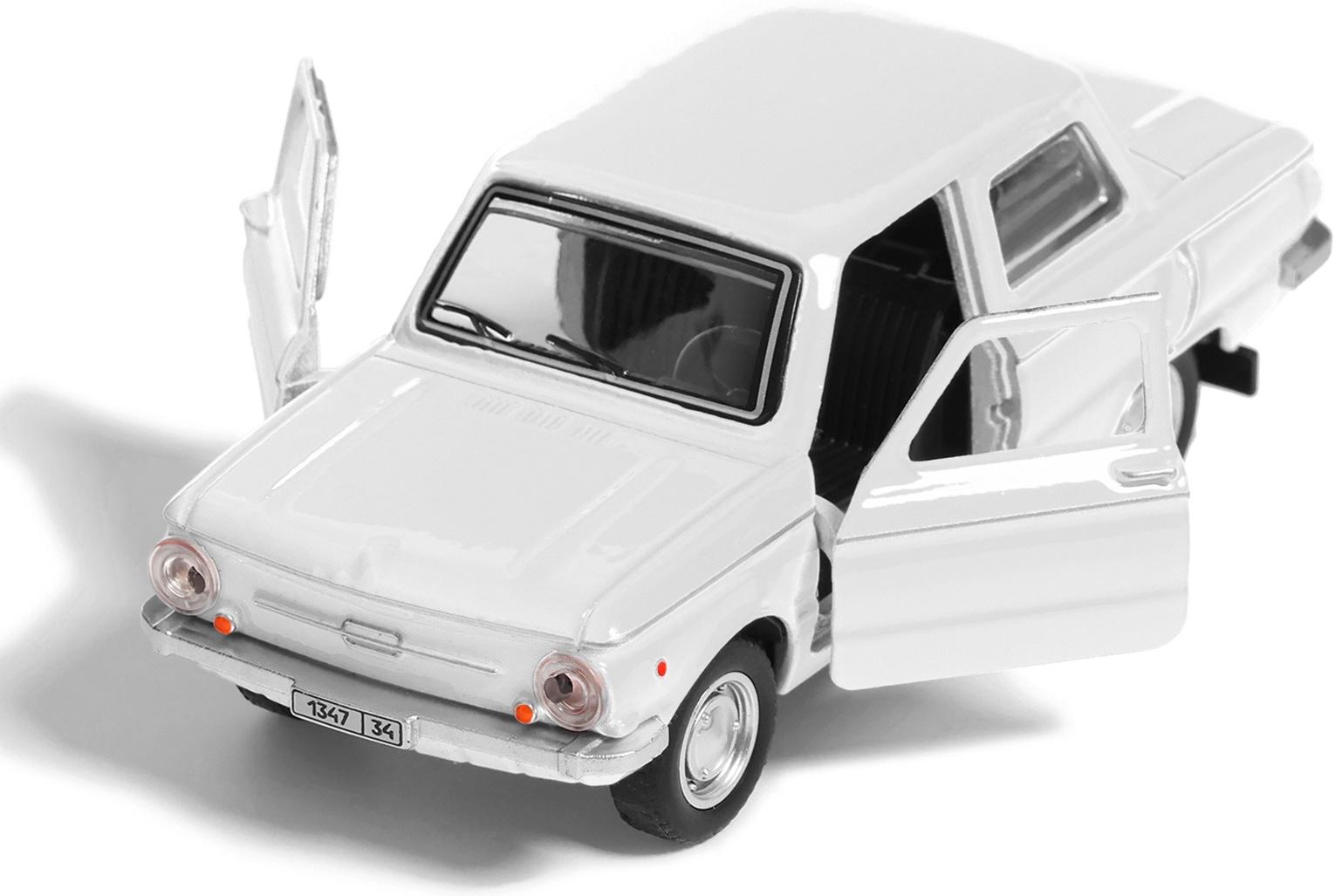 Машина металлическая «Запорожец», инерция, 12 см, белый