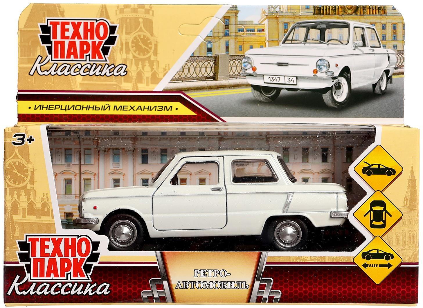 Машина металлическая «Запорожец», инерция, 12 см, белый